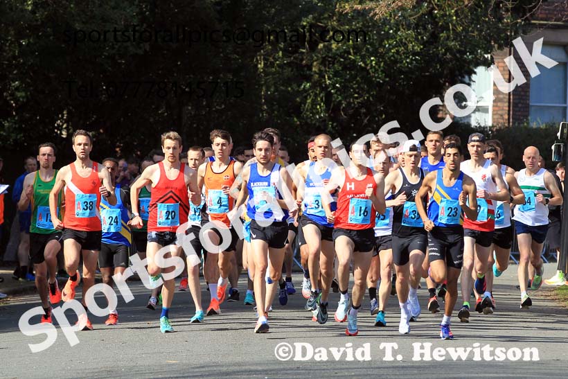 Senior Mens Northern 12 Stage Road Relay, 2022 Northern 12 and 6 Stage Road Relays,  Birkenhead Park, Birkenhead, Wirral.  Photo: David T. Hewitson/Sports for All Pics